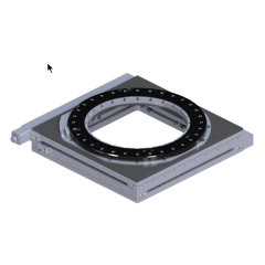 XY open frame large aperture rotary table